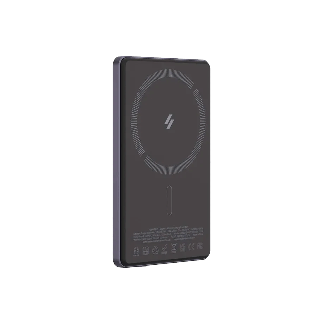 Adam Elements GRAVITY C5 Banco de Carga inalámbrico magnético 5000mAh - Violeta