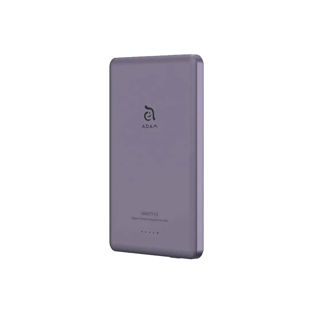 Adam Elements GRAVITY C5 Banco de Carga inalámbrico magnético 5000mAh - Violeta