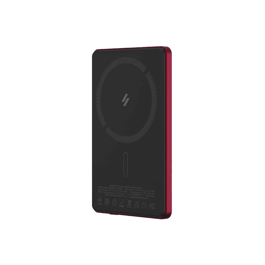 Adam Elements GRAVITY C5 Banco de Carga inalámbrico magnético 5000mAh - Rojo