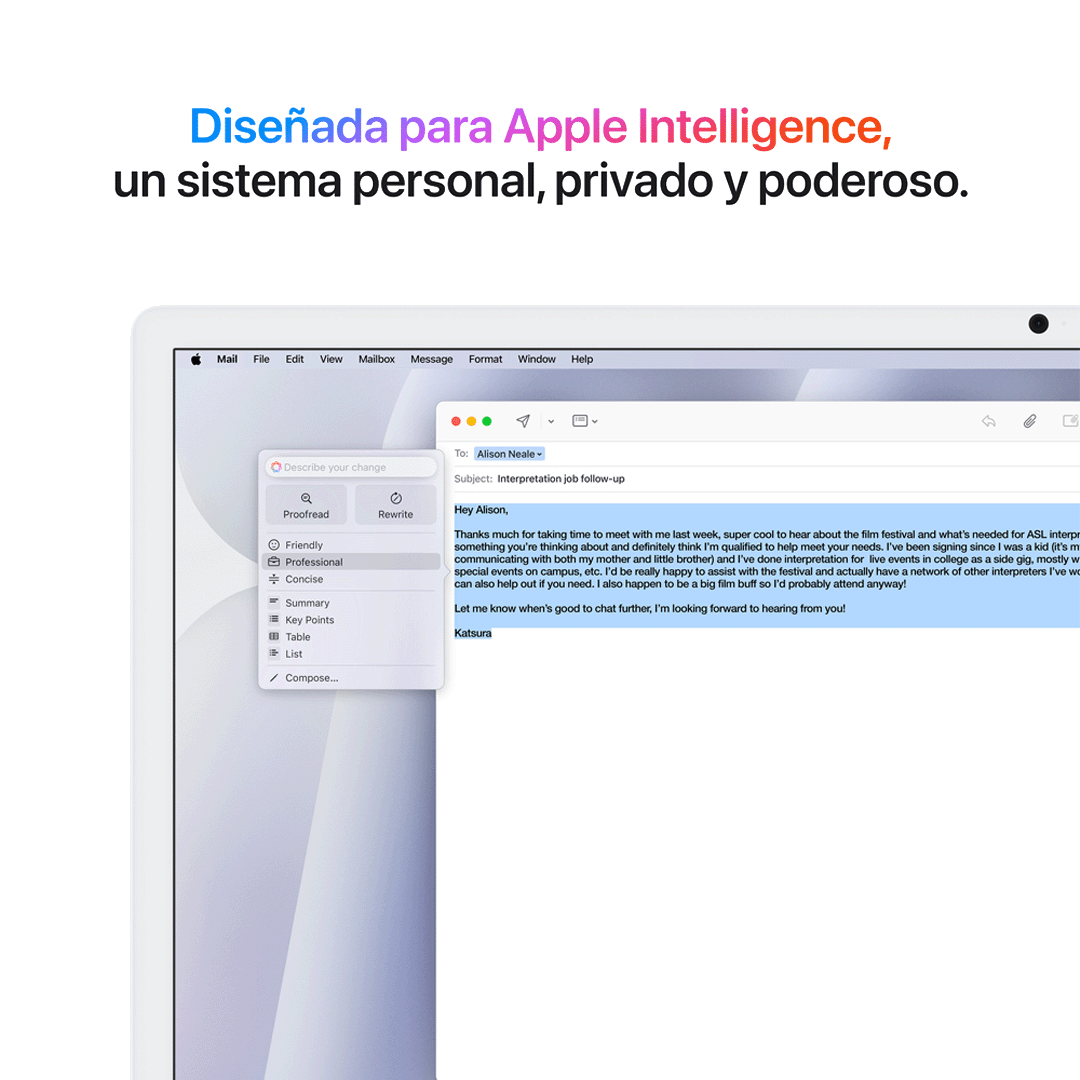 iMac 24" M4 - 10 CPU, 10 GPU, 24 GB, 512 GB - Plata