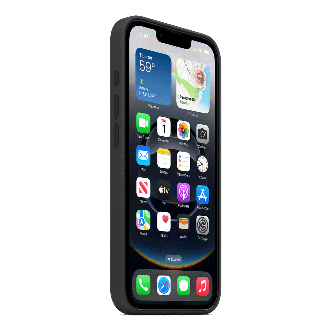 Funda de Silicona para iPhone 16e - Negro