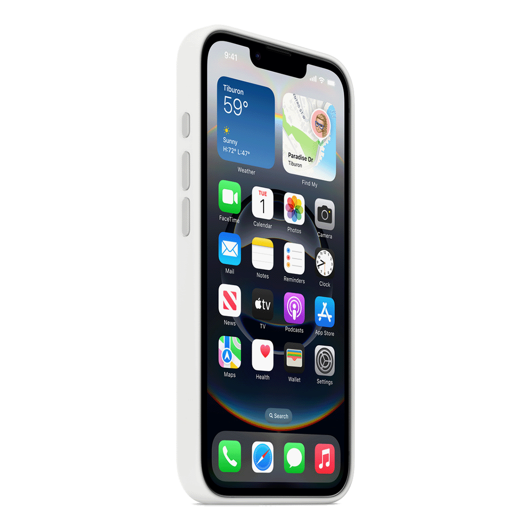 Funda de Silicona para iPhone 16e - Blanco