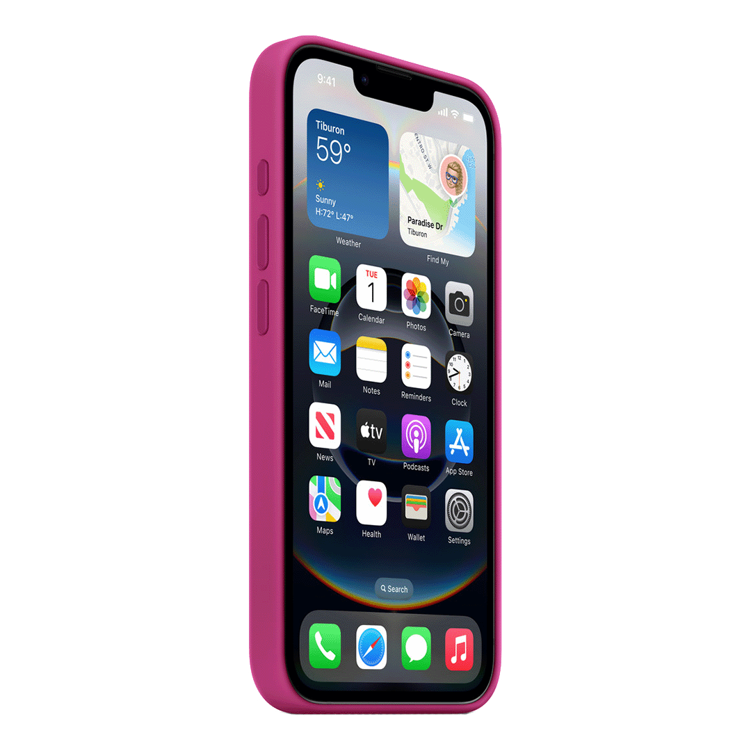 Funda de Silicona para el iPhone 16e - Fucsia