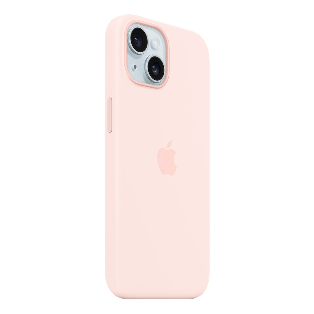 Funda de Silicona con MagSafe para el iPhone 15 - Rosa Claro