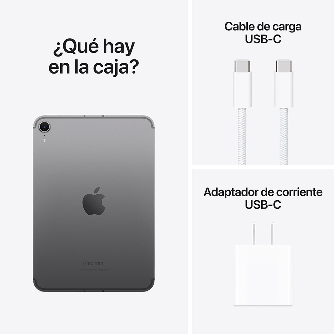 iPad mini Wi-Fi + Cellular 128 GB - Gris Espacial