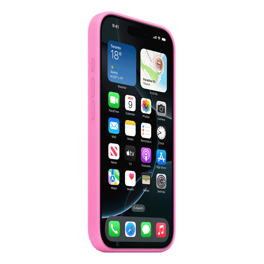 Funda de Silicona con MagSafe para iPhone 16 Pro - Peonía