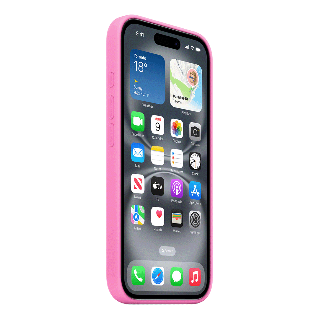 Funda de Silicona con MagSafe para iPhone 16 - Peonía