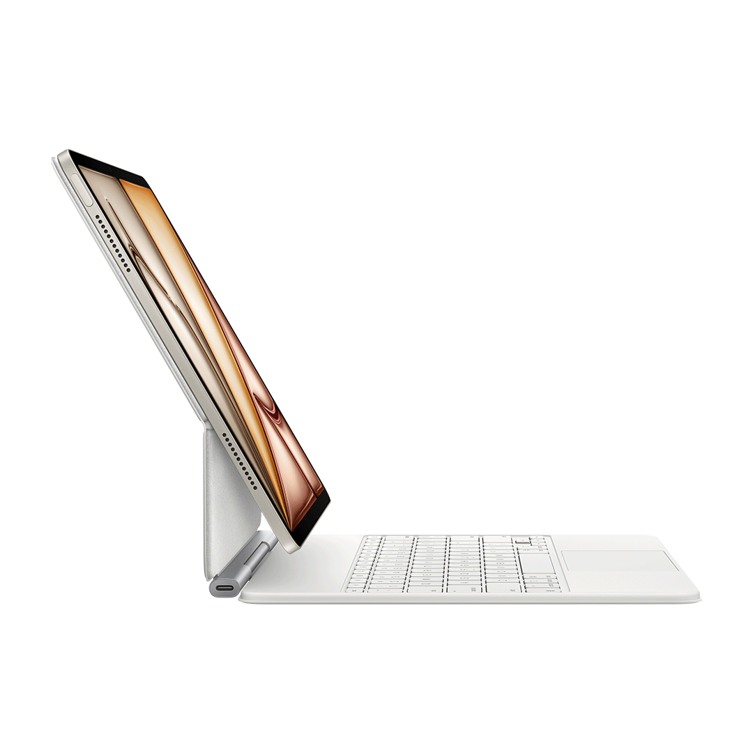Magic Keyboard for iPad Air 13-inch (M3) - Spanish (Latin America) - White