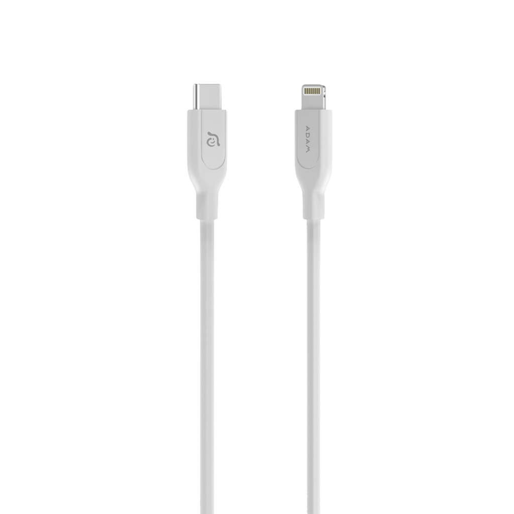 Adam Elements Peak II C120m TPE USB-C to Lightning Cable - White
