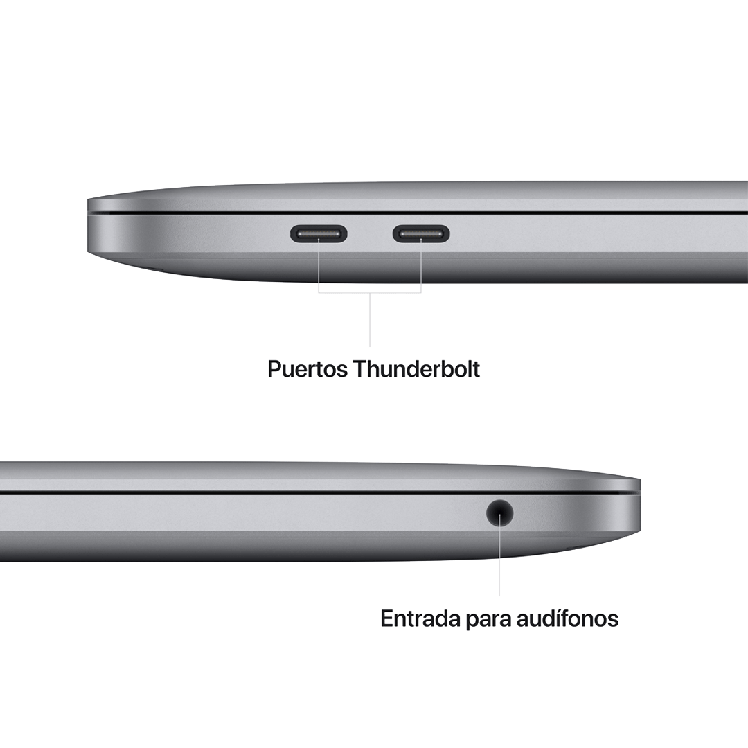 MacBook Pro 13" M2 - 8 CPU, 10 GPU, 8 GB, 512 GB - Gris Espacial
