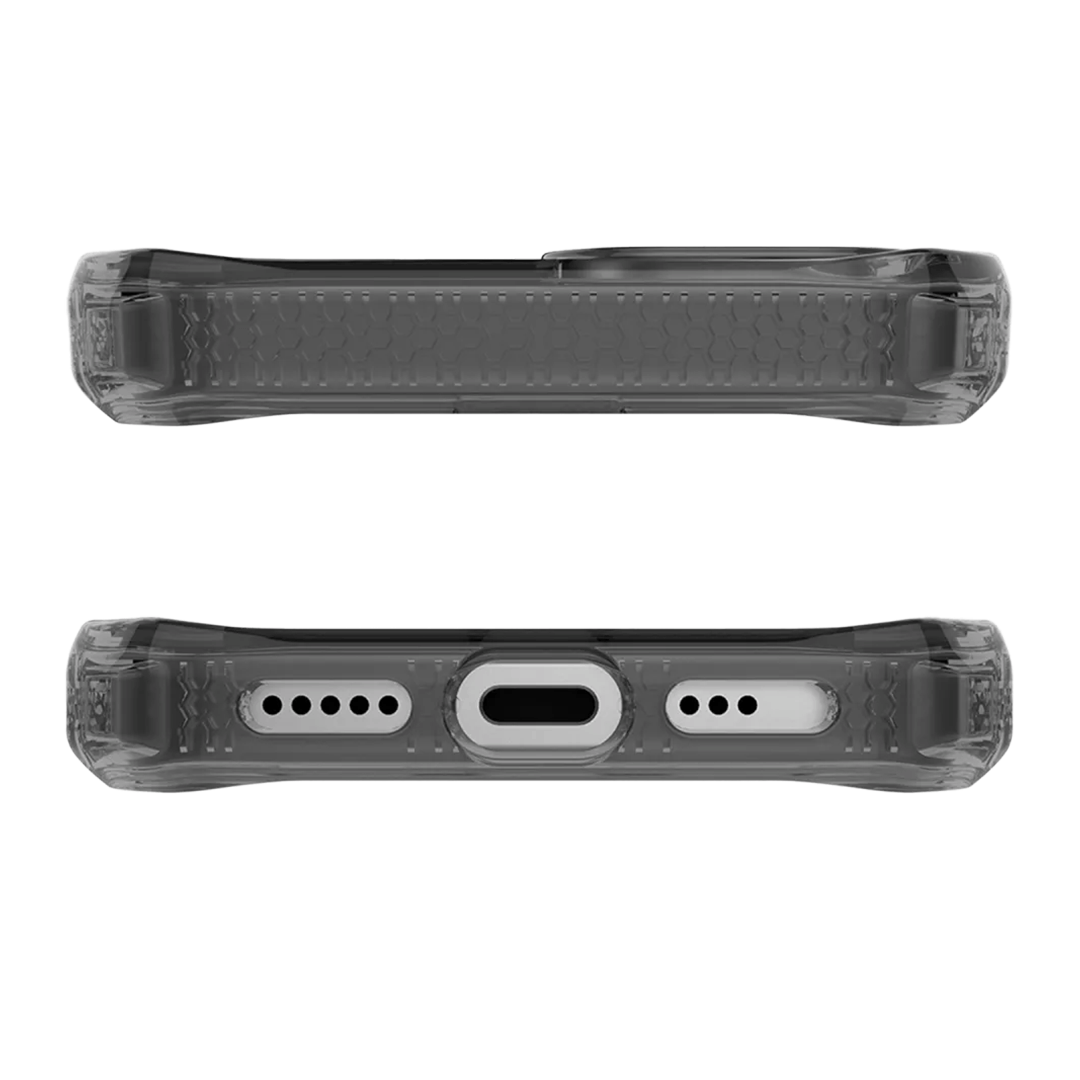 Itskins Hybrid R Vapor Funda con MagSafe para iPhone 16e - Humo