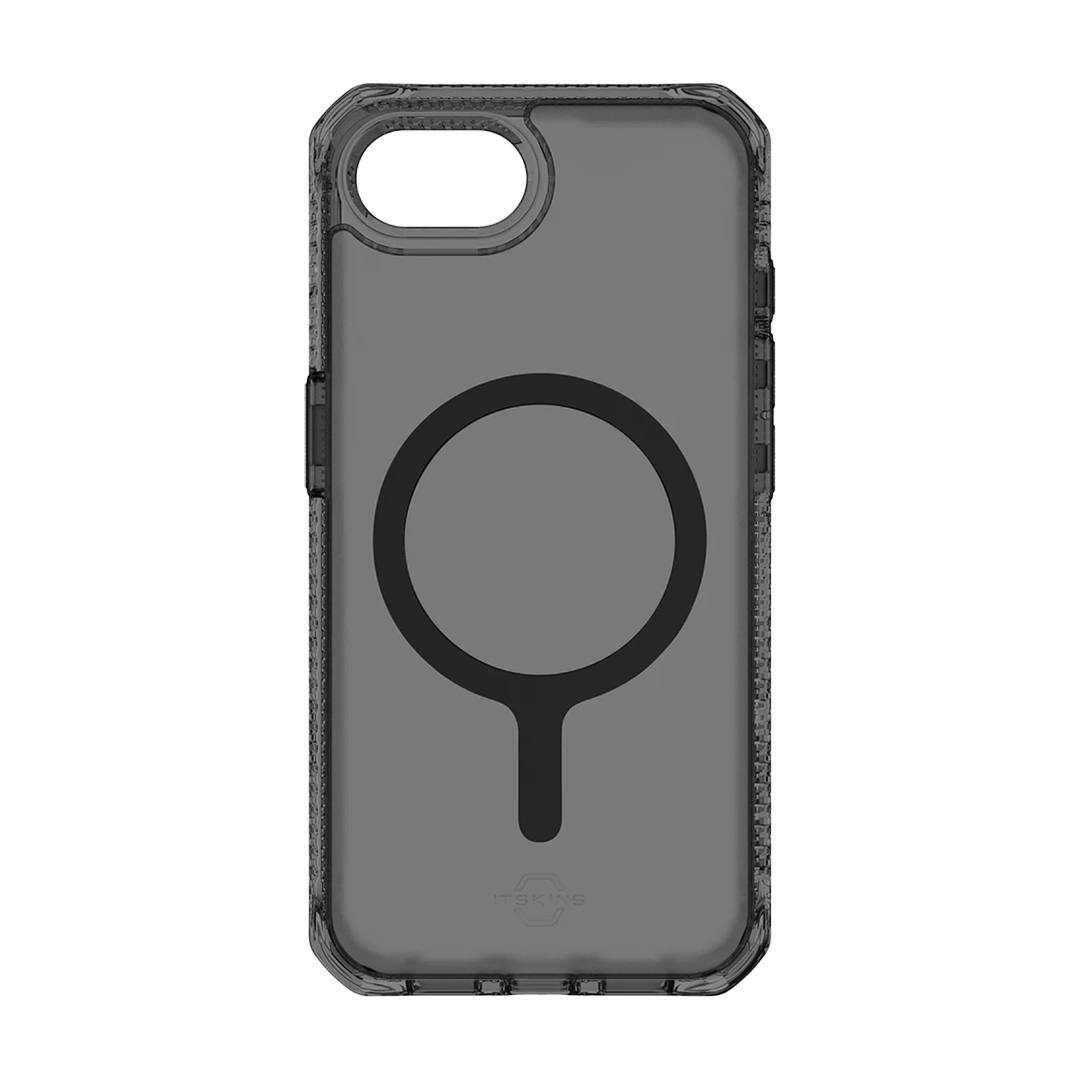 Itskins Hybrid R Vapor Funda con MagSafe para iPhone 16e - Humo