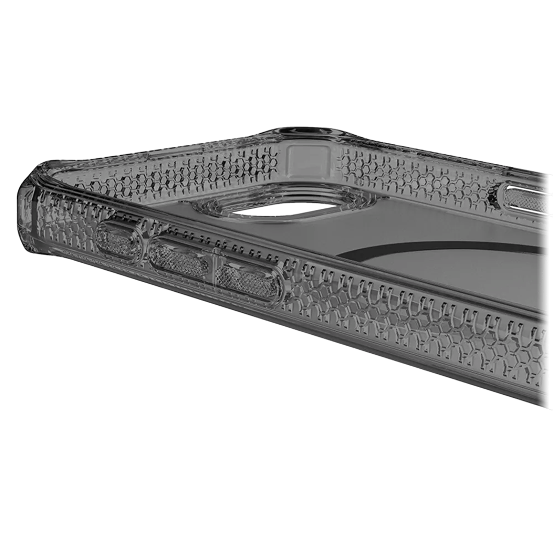 Itskins Hybrid R Vapor Funda con MagSafe para iPhone 16e - Humo