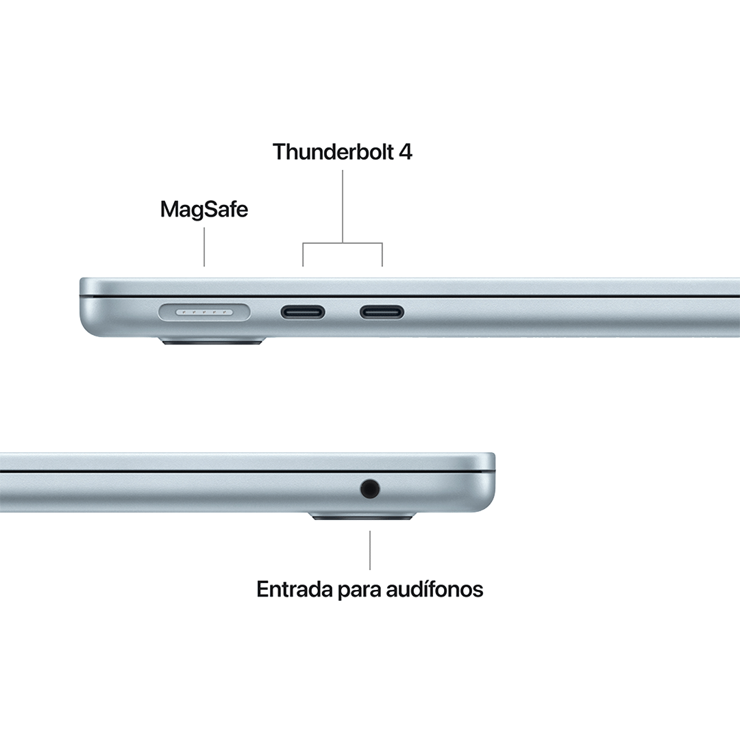 MacBook Air 13" M4 - 10 CPU, 10 GPU, 24 GB RAM de 512 GB - Azul Cielo