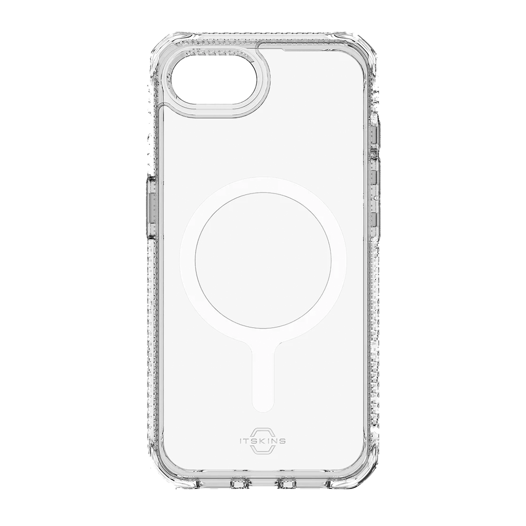 Itskins Hybrid R Funda Transparente con MagSafe para iPhone 16e - Transparente