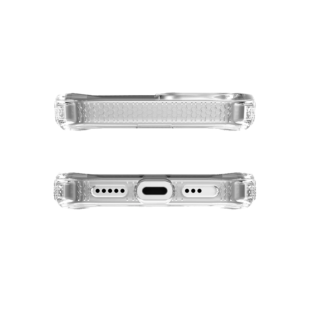 Itskins Hybrid R Funda Transparente con MagSafe para iPhone 16e - Transparente