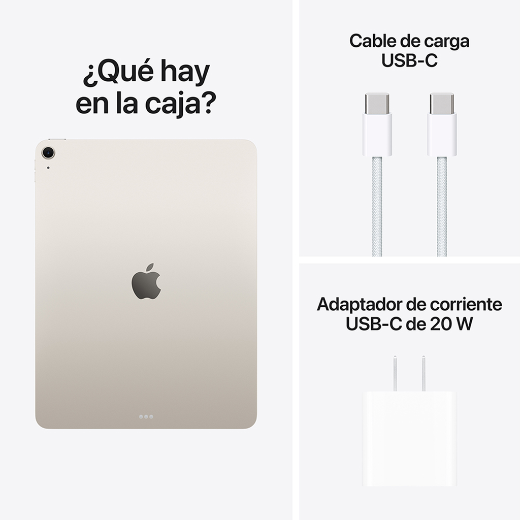 iPad Air 13" M3 Wi-Fi 512 GB - Blanco Estrella