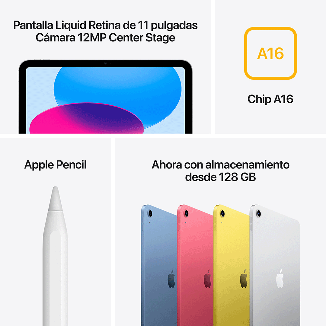 iPad 11" Wi-Fi 256 GB - Azul