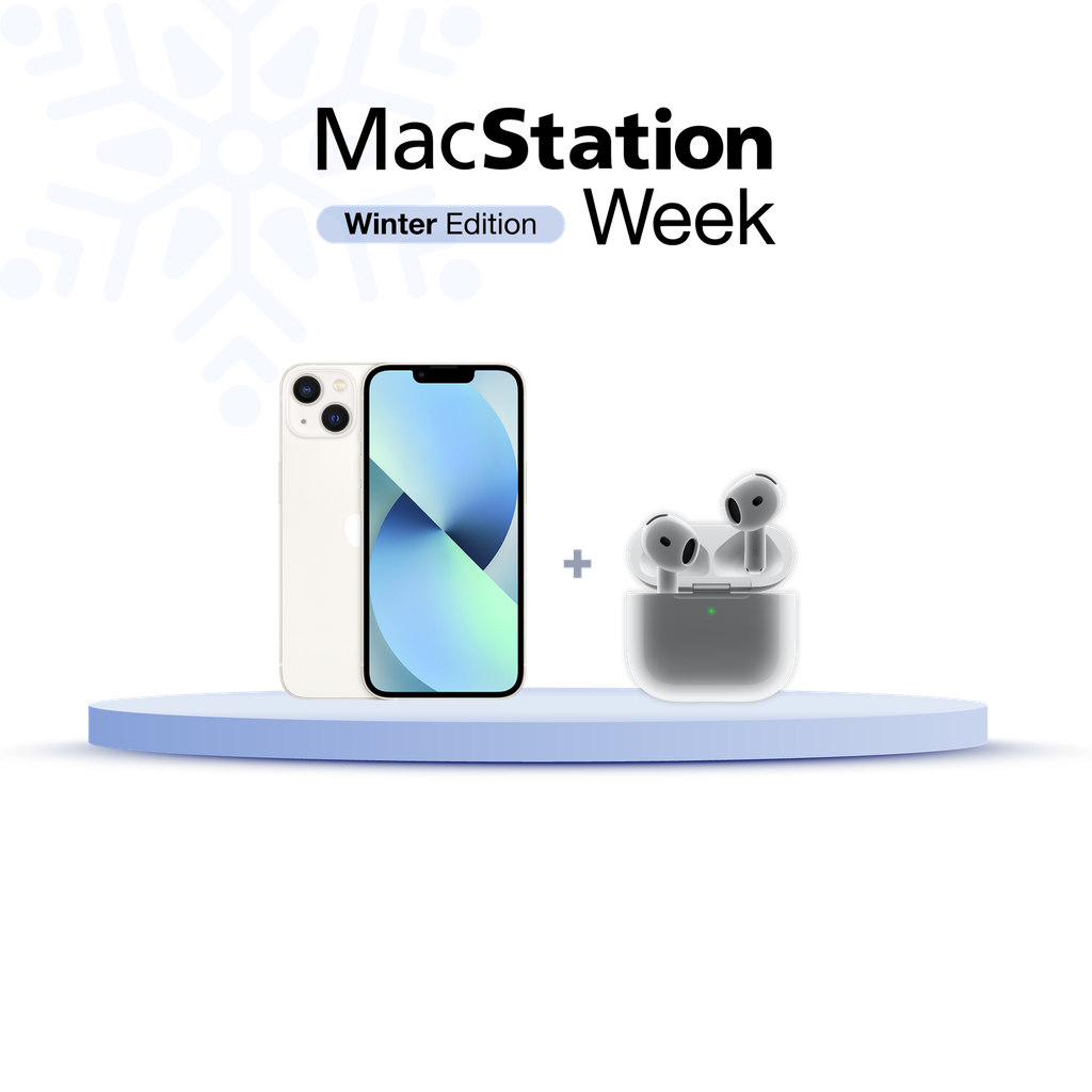 iPhone 13 128GB (MLPG3LZ/A) + AirPods 4 USB-C (MXP63BE/A)