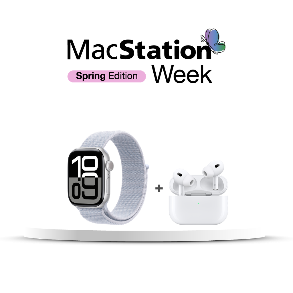 Apple Watch S10 GPS 42mm (MWWD3AM/A) + AirPods Pro 2 (MTJV3BE/A)