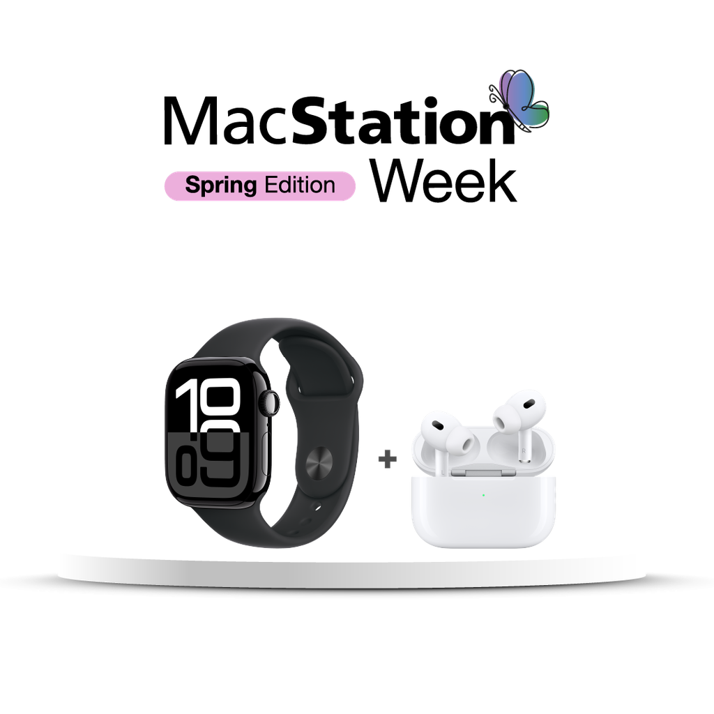 Apple Watch S10 GPS 42mm (MWWE3AM/A) + AirPods Pro 2 (MTJV3BE/A)
