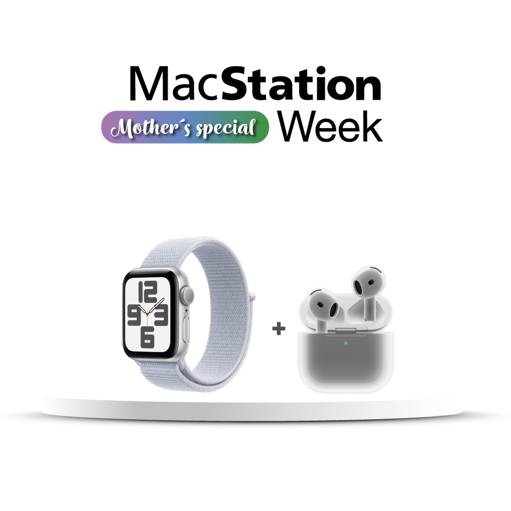 Apple Watch SE GPS 40mm (MXEE3BE/A) + Airpods 4 USB-C (MXP63BE/A)
