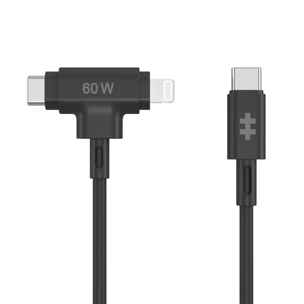 Hyper Cable 2 en 1 60w - Negro