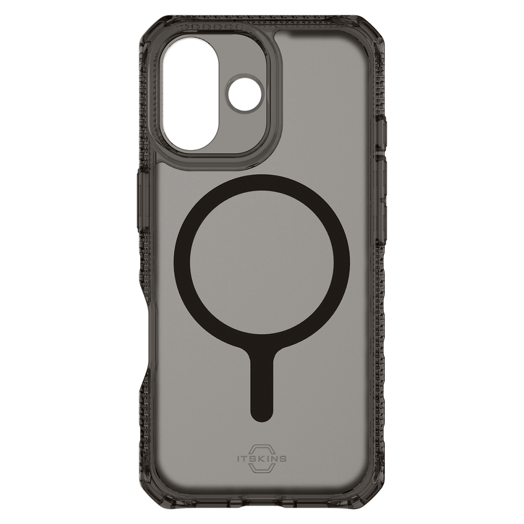 ItSkins Hybrid R Vapor Funda con MagSafe para iPhone 17 - Humo