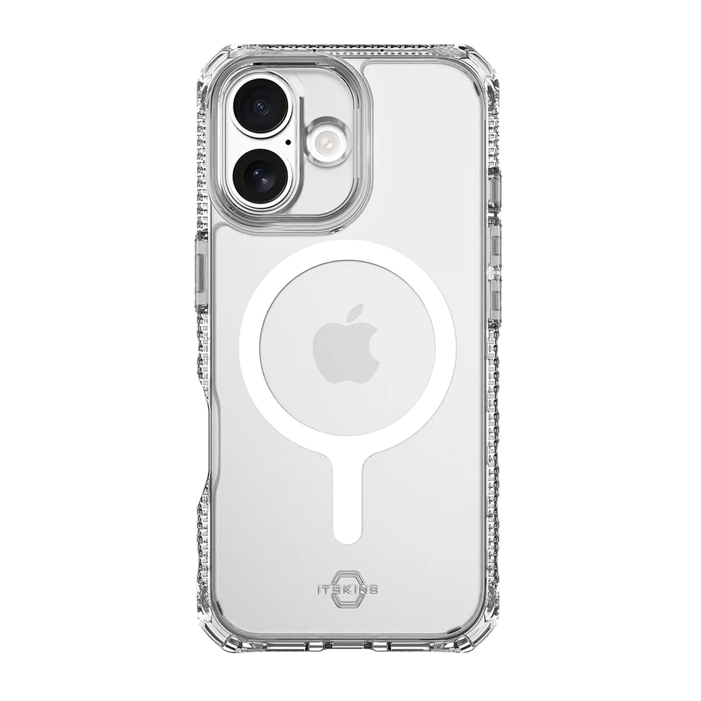 ItSkins Hybrid R Funda Transparente con MagSafe para iPhone 17 - Transparente