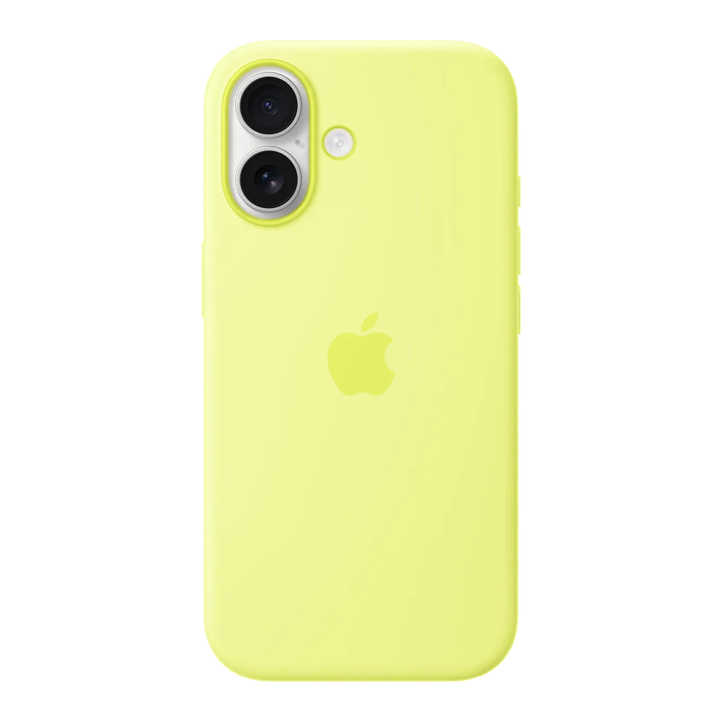 Funda de Silicona con MagSafe para iPhone 17- Amarillo Neón