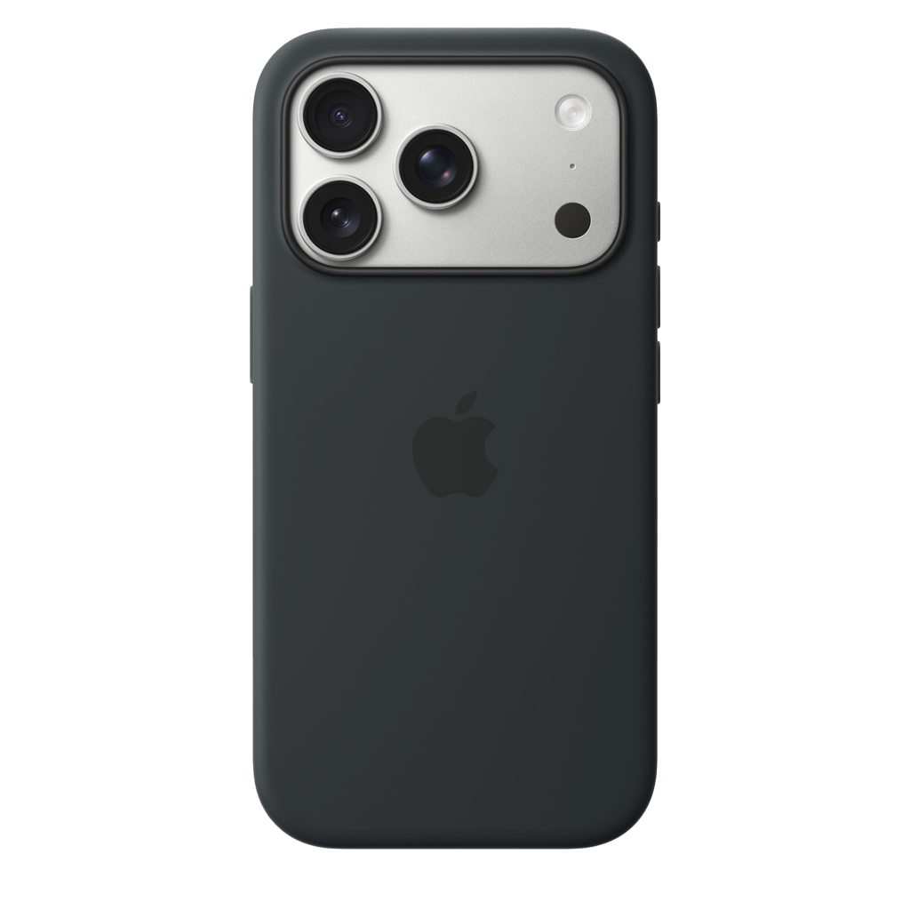 Funda de silicona de Apple con MagSafe para iPhone 17 Pro - Negro