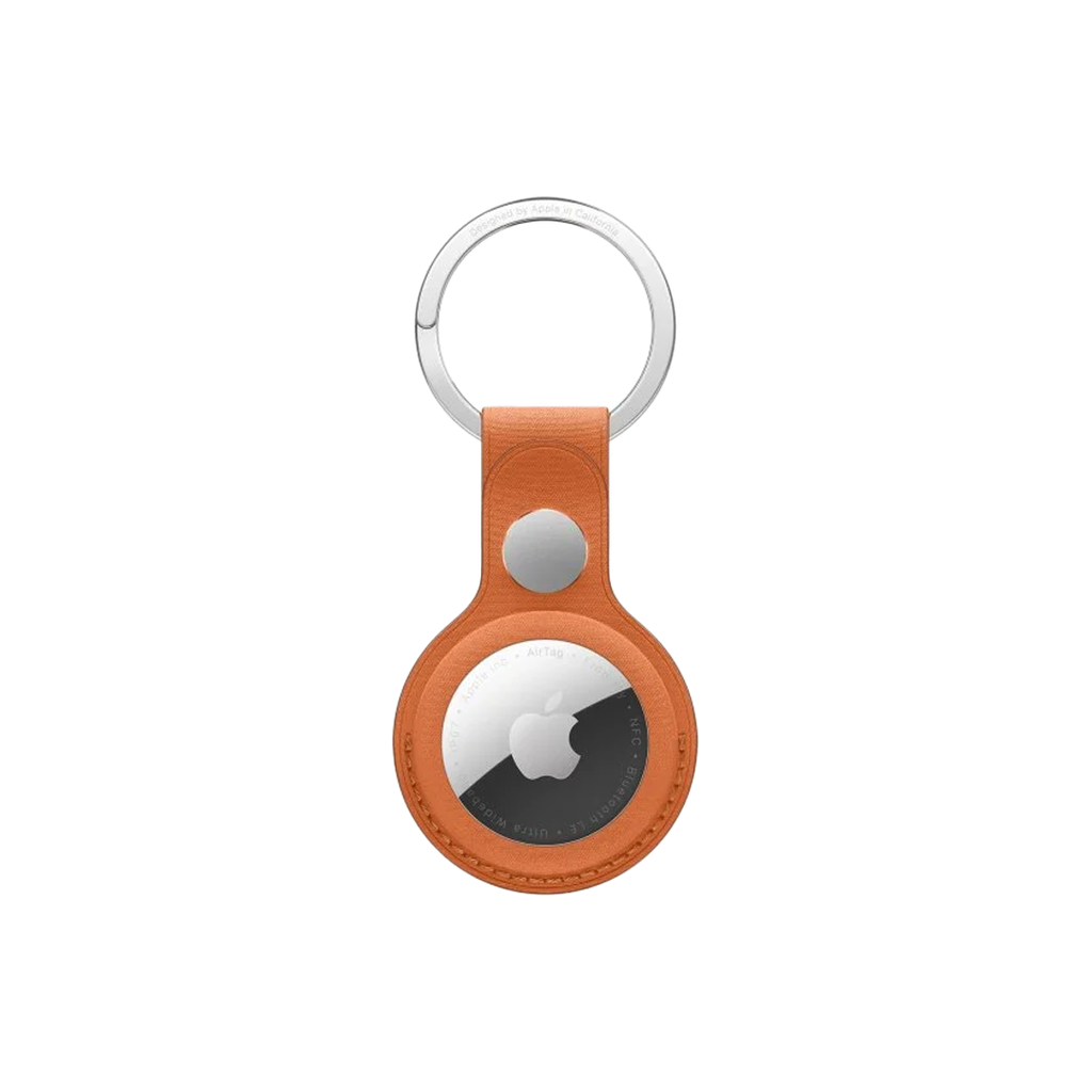 Llavero de FineWoven de Apple para AirTag - Naranja zorro