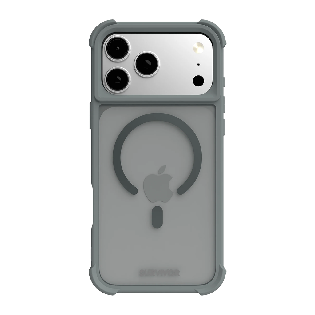 Funda Survivor Endurance con MagSafe de Griffin para iPhone 17 Pro Max - Gris solar