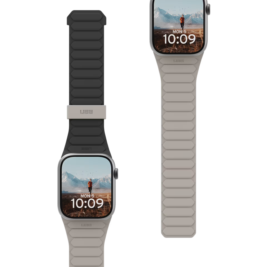 Banda Pathfinder negra y titanio de UAG para caja de 49 mm