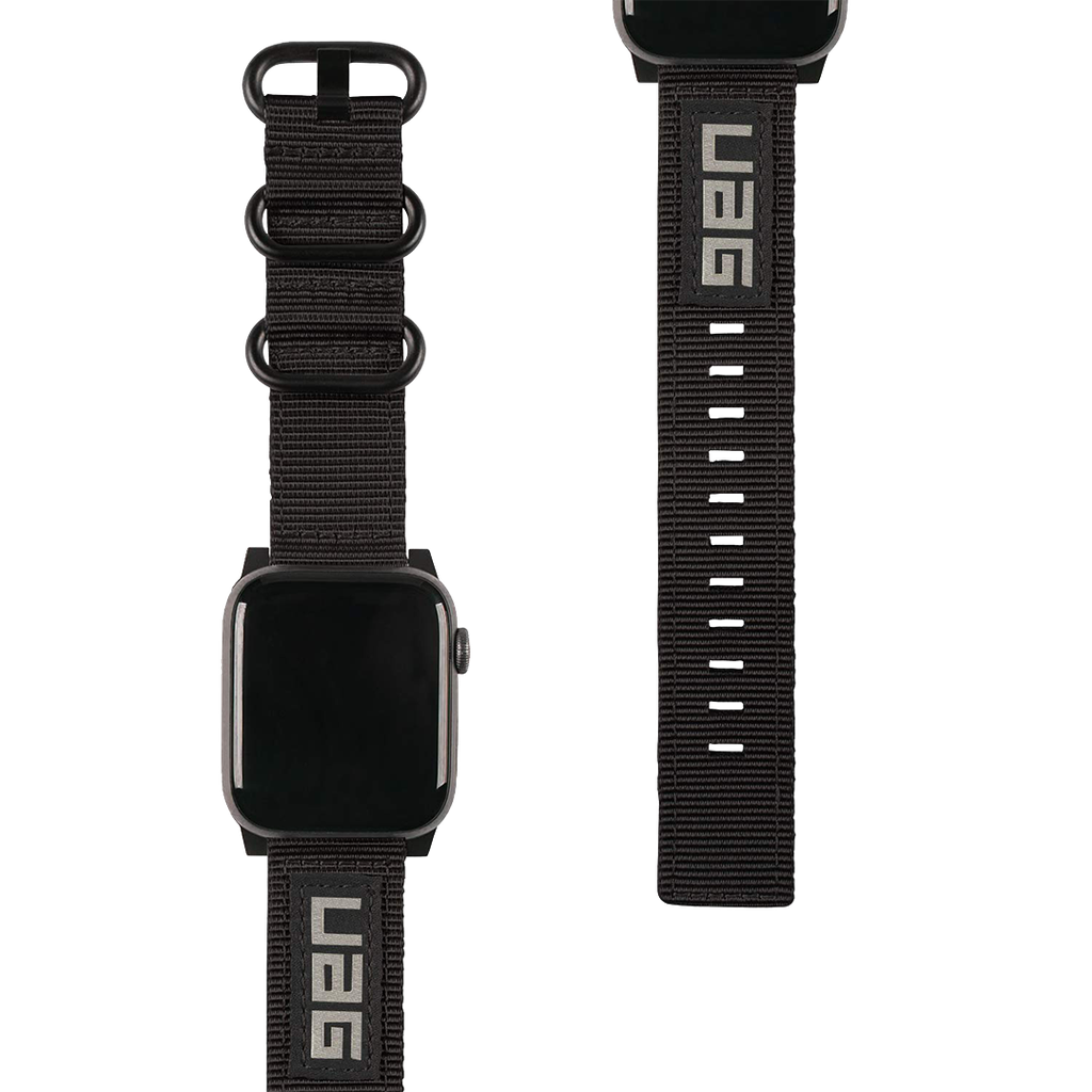 Banda Nato amarilla y negra de UAG para caja de 42 mm