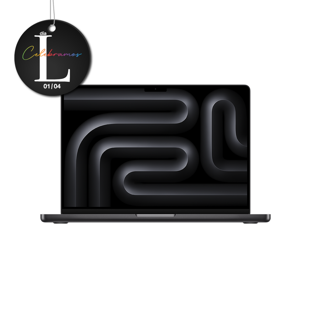 DIA L - MacBook Pro 14" M5 - 10 CPU, 10 GPU, 16GB, 512GB - Negro espacial