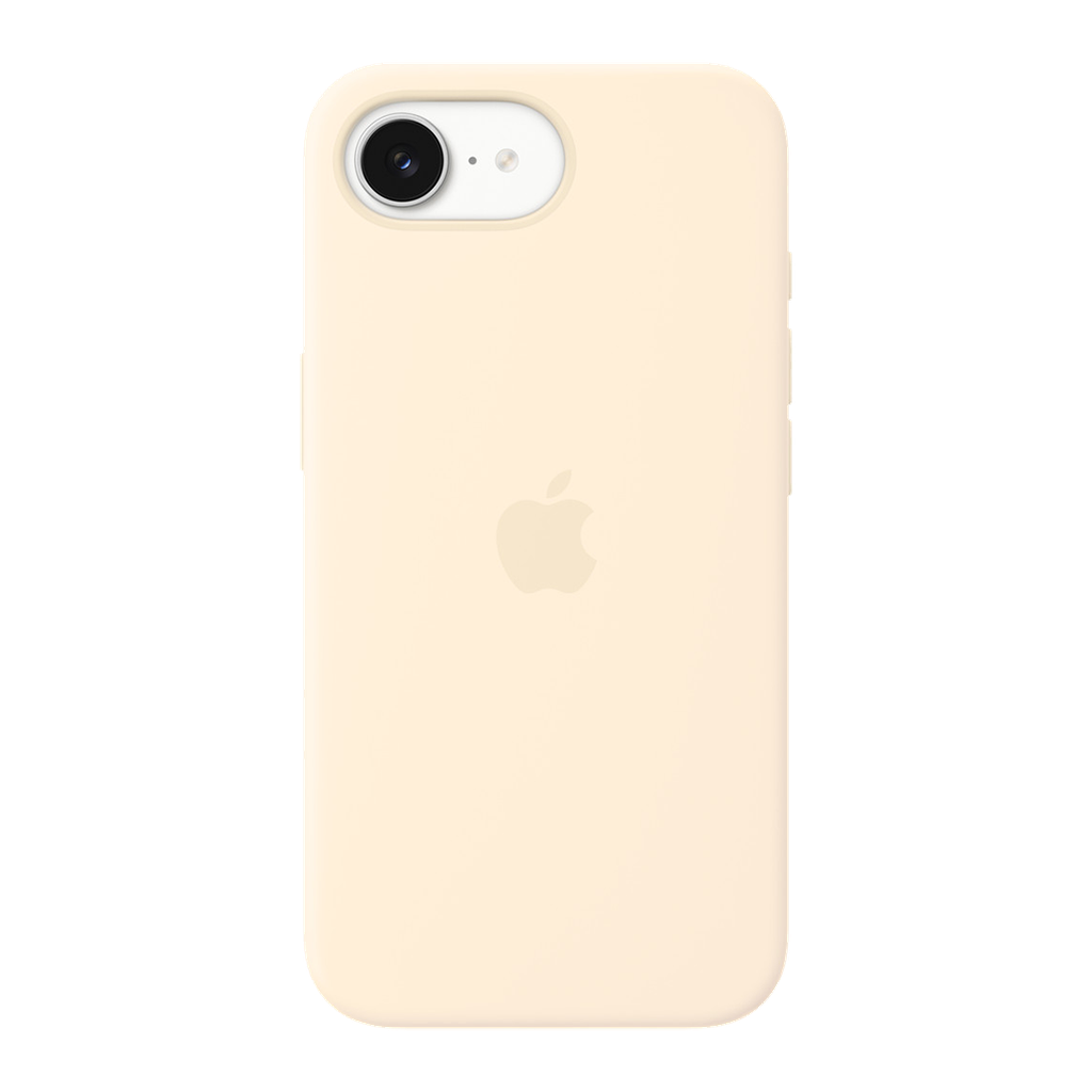 Funda de silicona con MagSafe de Apple para iPhone 17e - Vainilla 