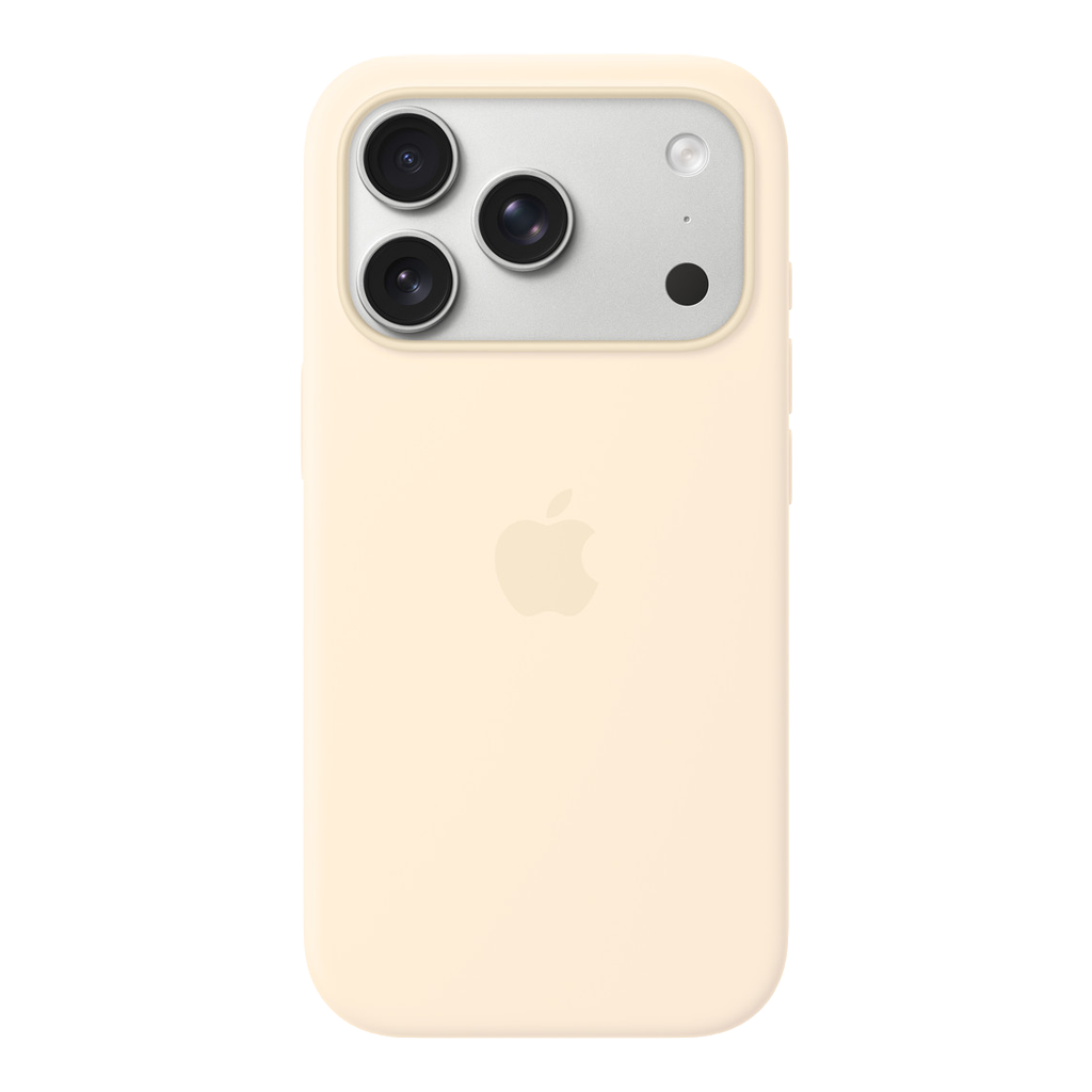 Funda de silicona con MagSafe de Apple para iPhone 17 Pro - Vainilla