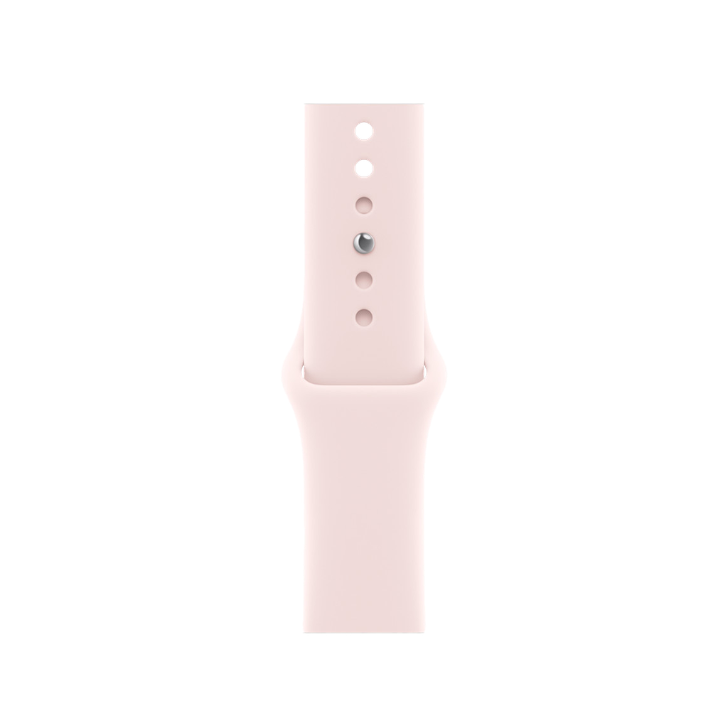 Banda deportiva rosado pálido de Apple para caja de 42 mm – S/M