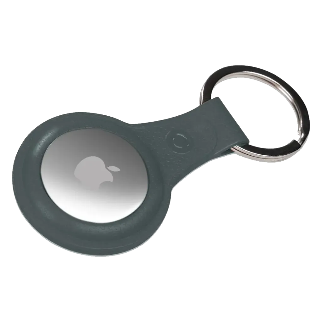 Llavero protector de piel sintética para AirTag de Puregear - Negro