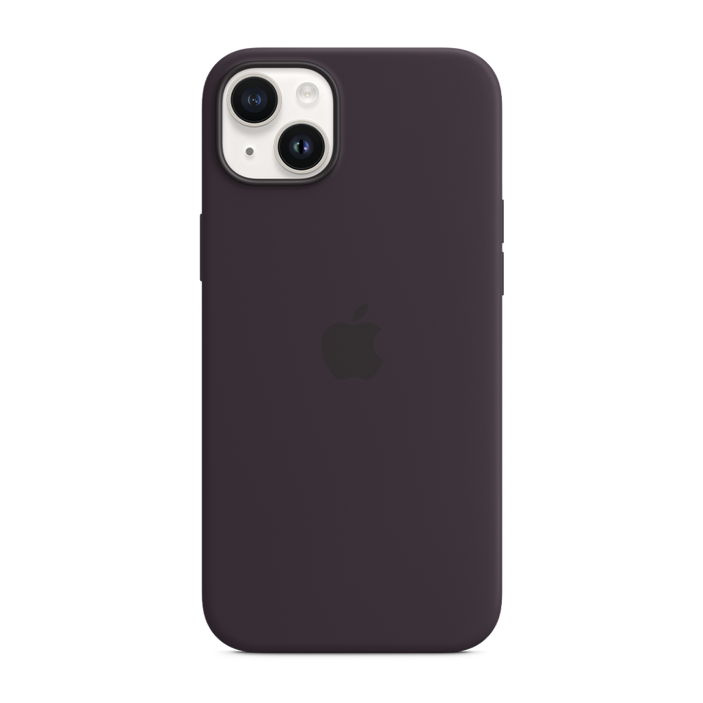 Funda de silicona con MagSafe de Apple para iPhone 14 Plus - Baya de Sauco