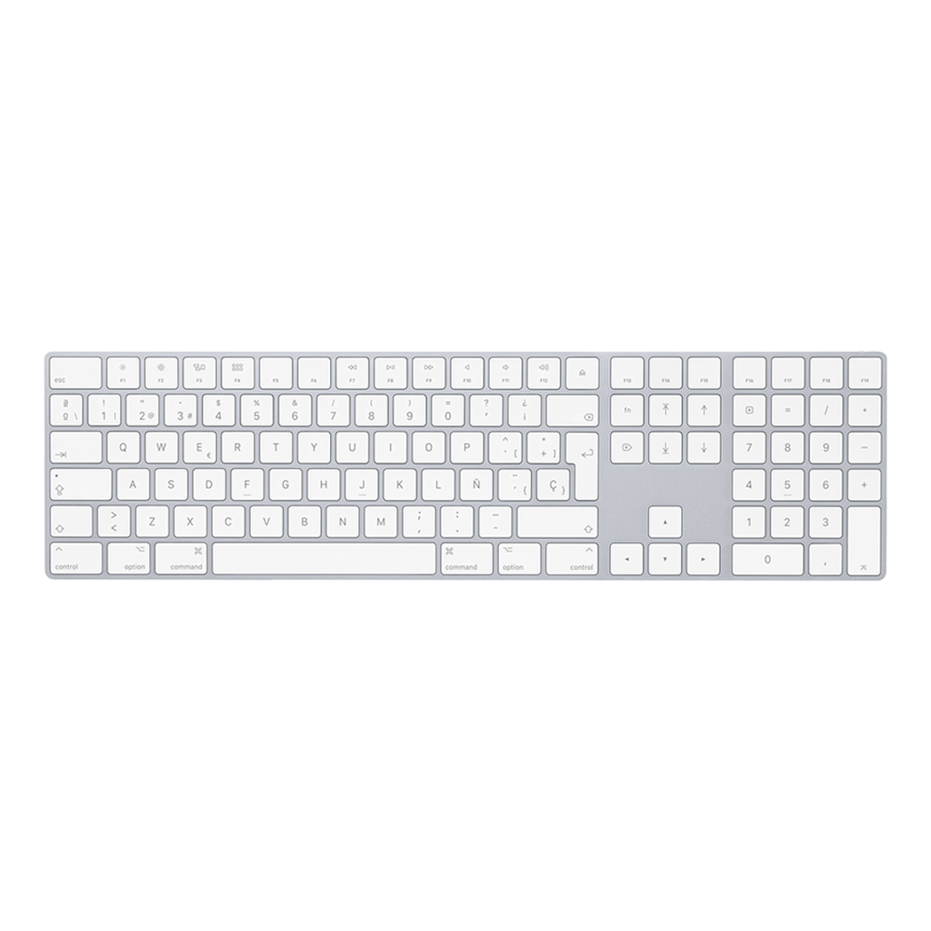 Apple Magic Keyboard con teclado numérico (Español) - Blanco