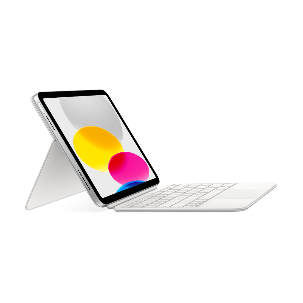 Magic Keyboard Folio de Apple para el iPad (A16) - Español - Blanco