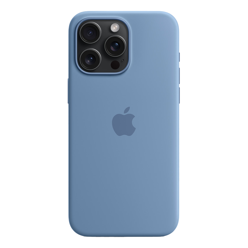 Apple Funda de Silicona con MagSafe para iPhone 15 Pro Max - Azul Invierno
