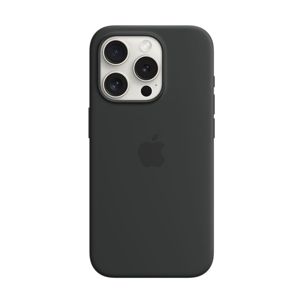 Apple Funda de Silicona con MagSafe para iPhone 15 Pro - Negro