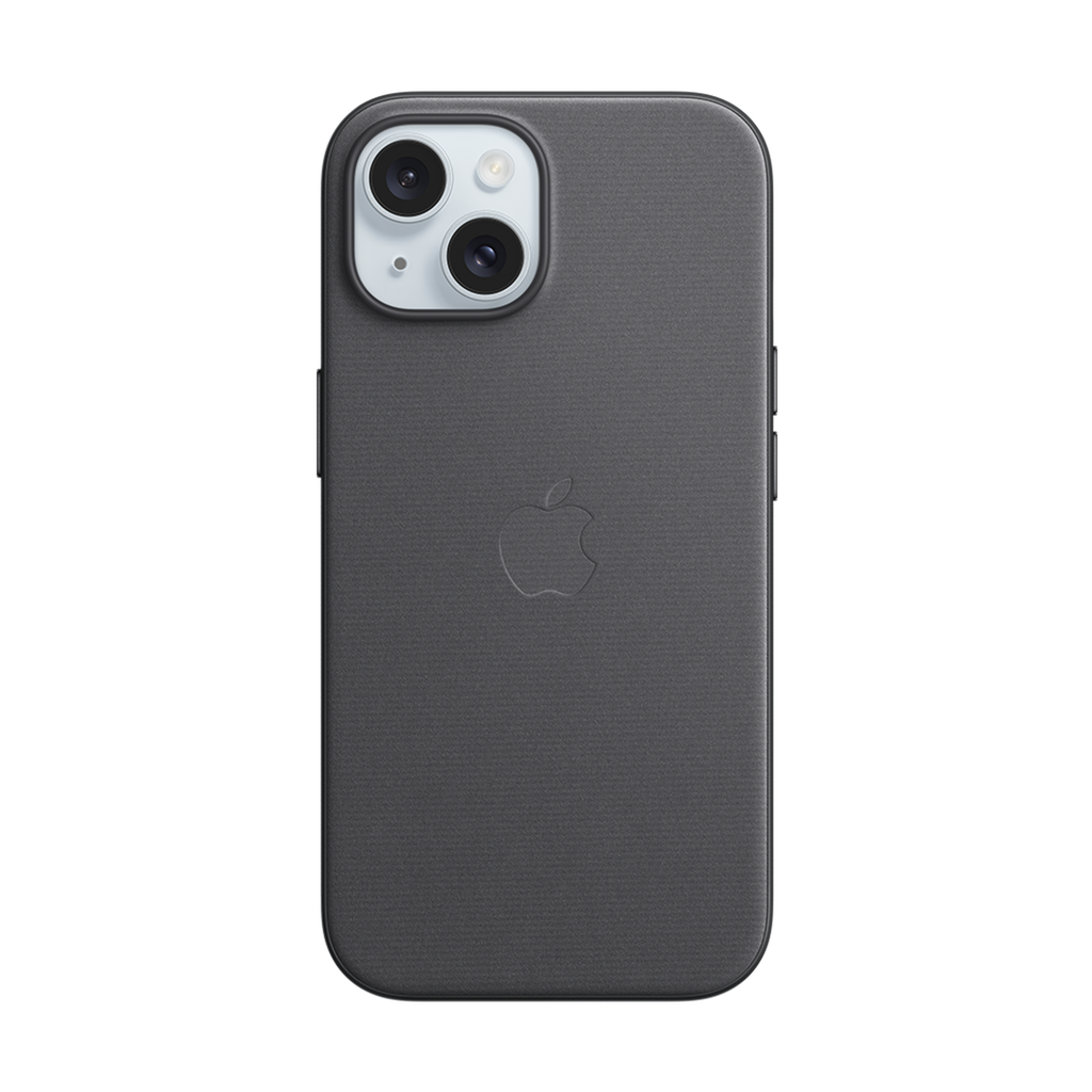 Apple Funda de Trenzado Fino con MagSafe para iPhone 15 - Negro