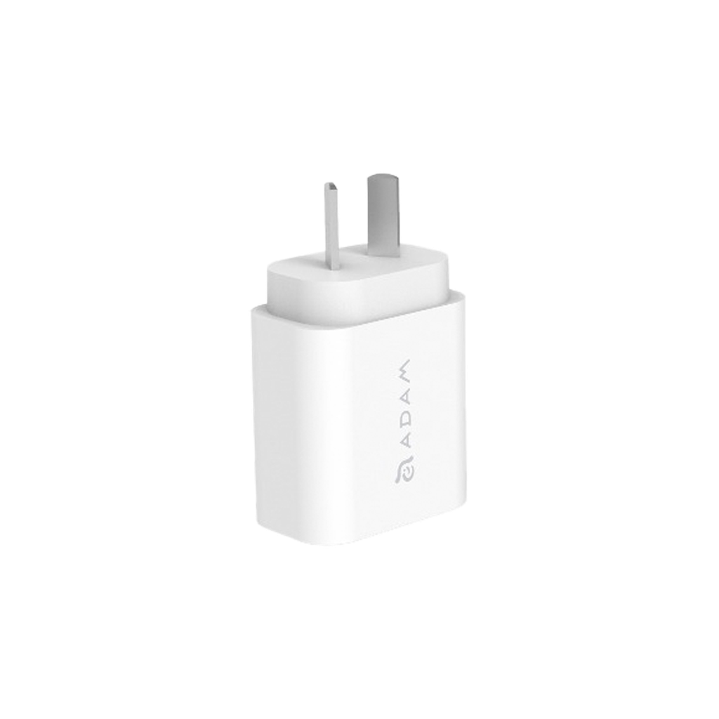 Cargador USB-C OMNIA X20 de 20 W de Adam Elements - Blanco