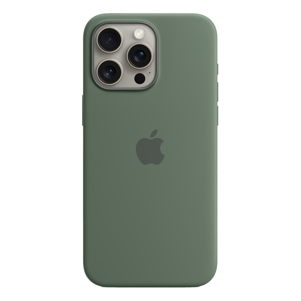 Apple Funda de Silicona con MagSafe para iPhone 15 Pro Max - Verde