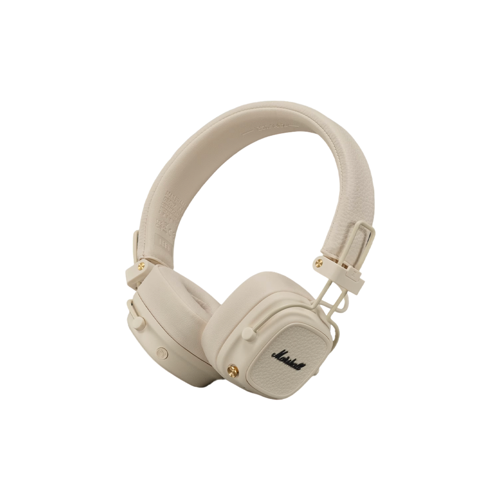 Auriculares supraurales inalámbricos Major V de Marshall - Crema