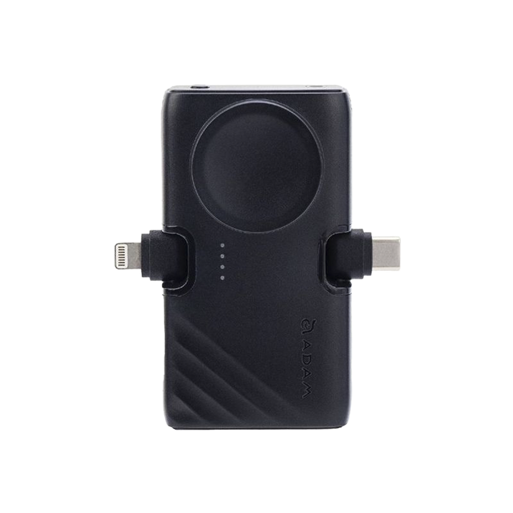 Batería externa plegable 3-en-1 GRAVITY 3 de 5.000 mAh de Adam Elements - Negro
